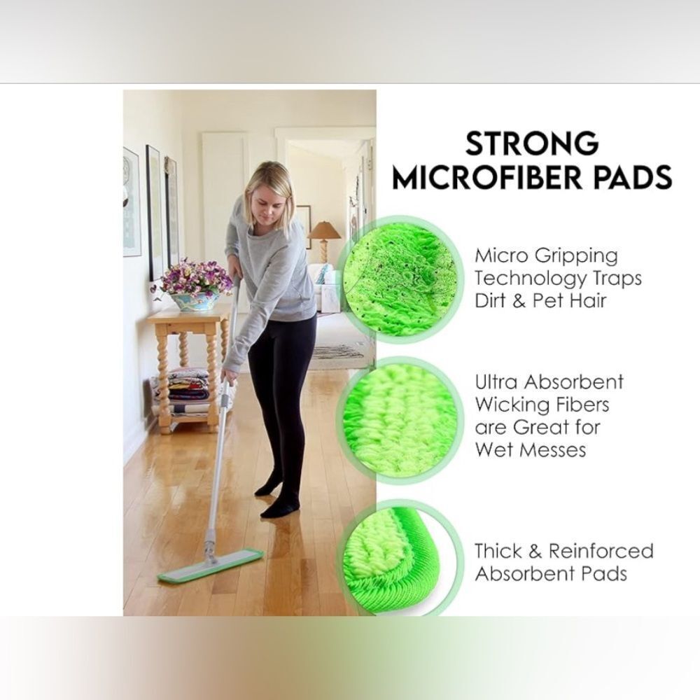 New Turbo Microfiber Floor Cleaning Mop